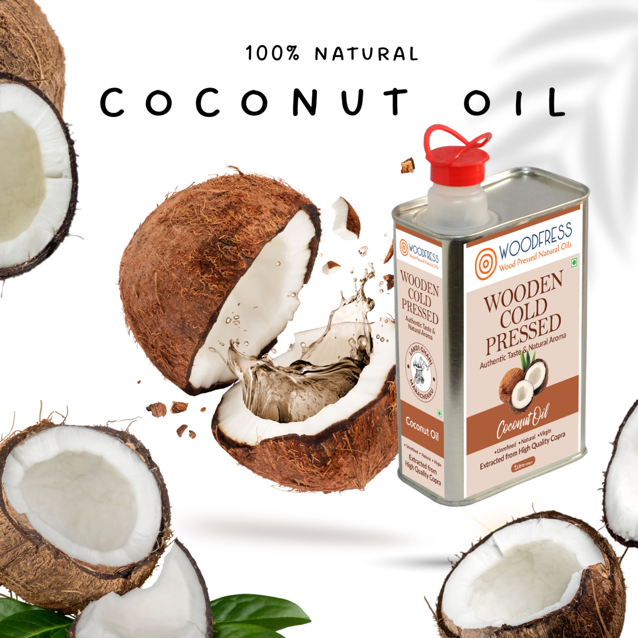 Wood Cold Pressed Coconut Oil