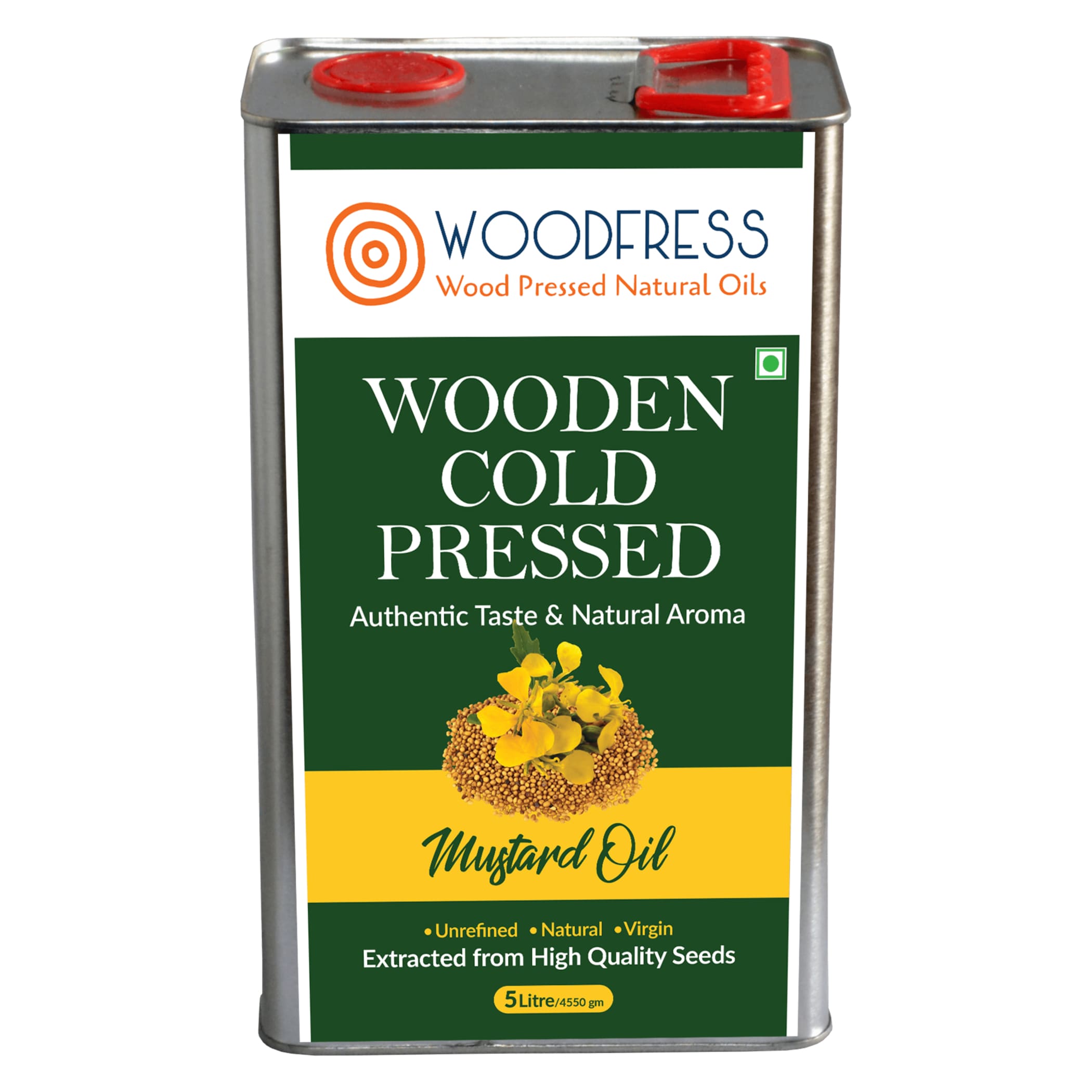 Wood Cold Pressed Mustard Oil 5L