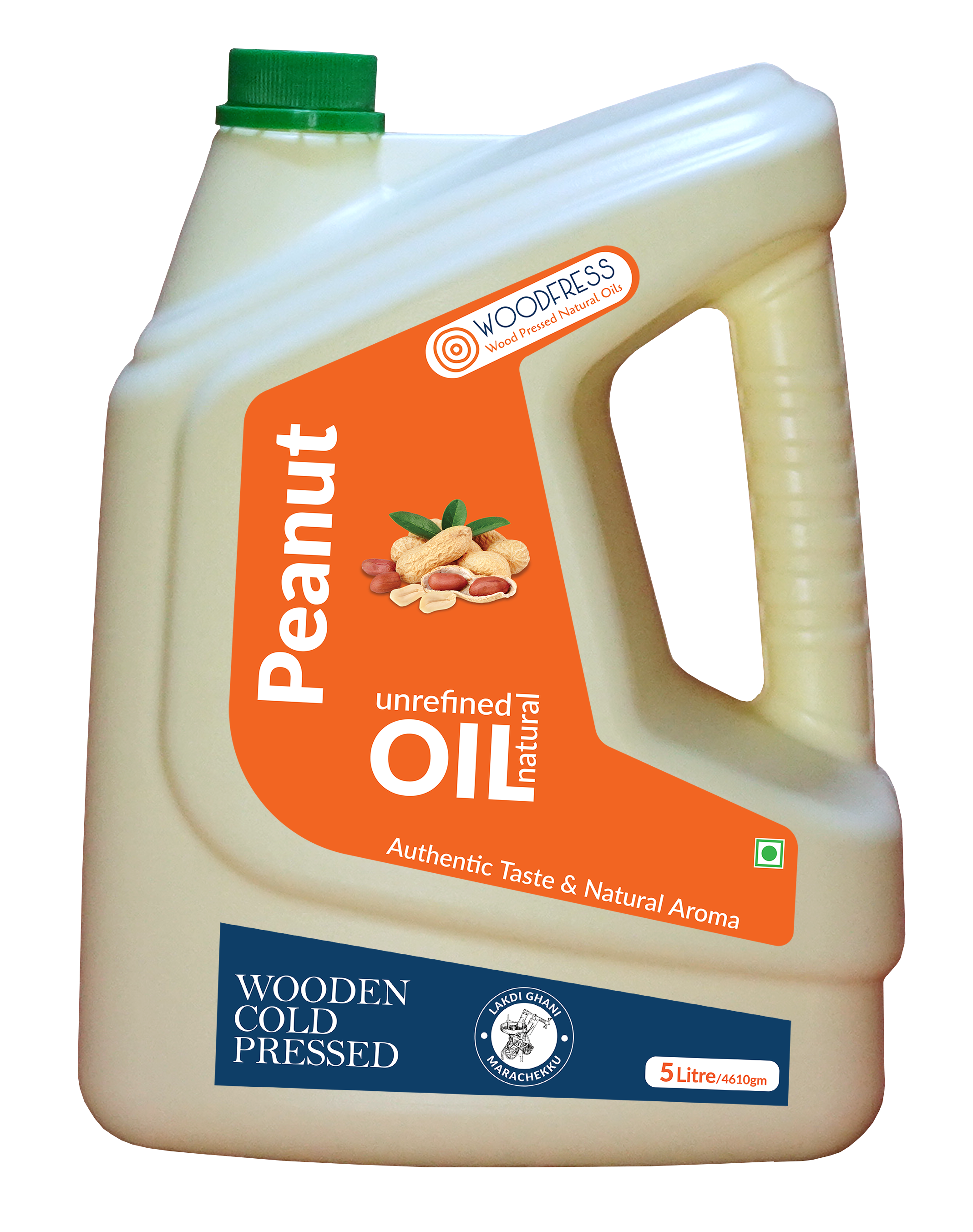 Wood Cold Pressed Groundnut Peanut Oil