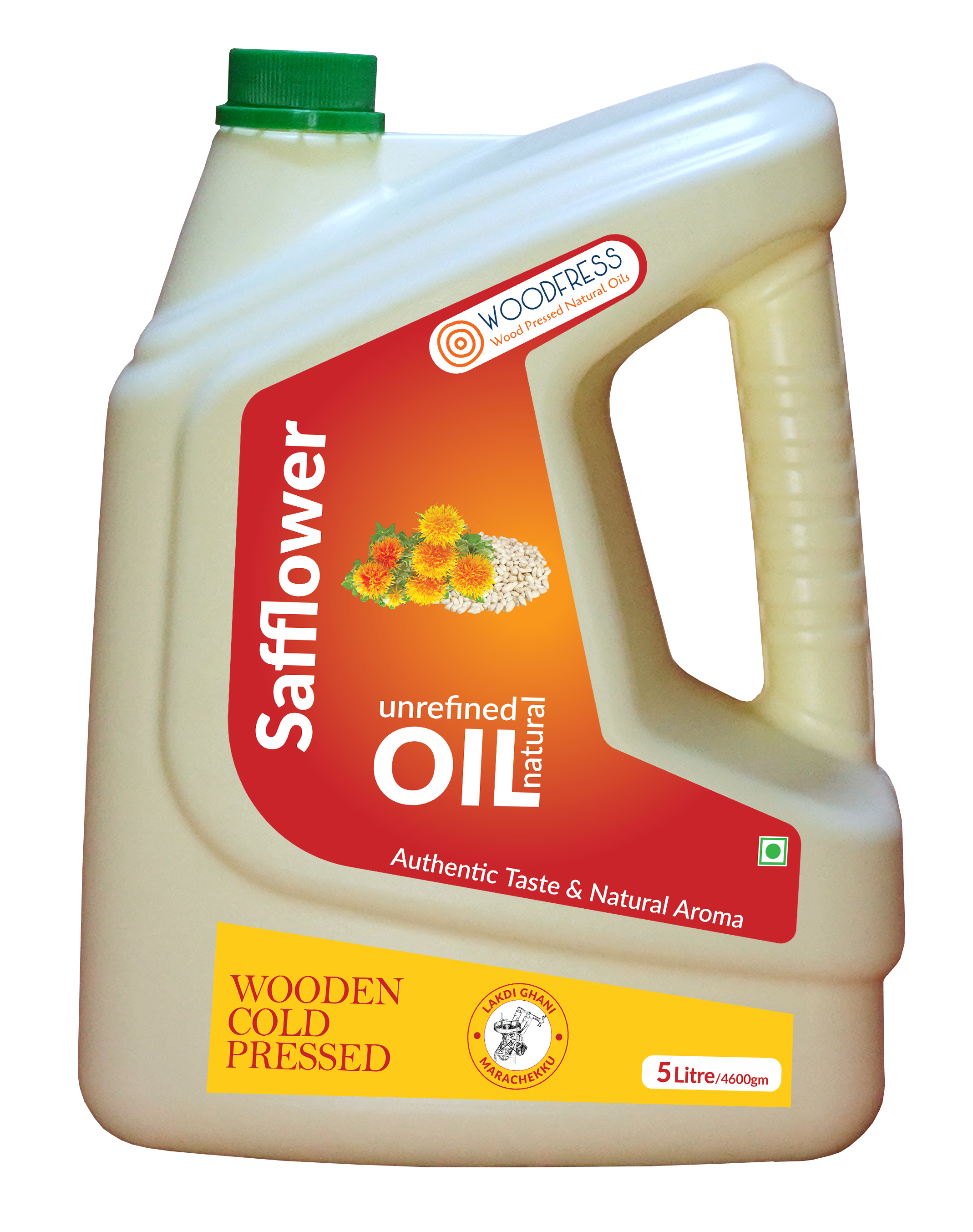 Wood Cold Pressed Safflower Oil