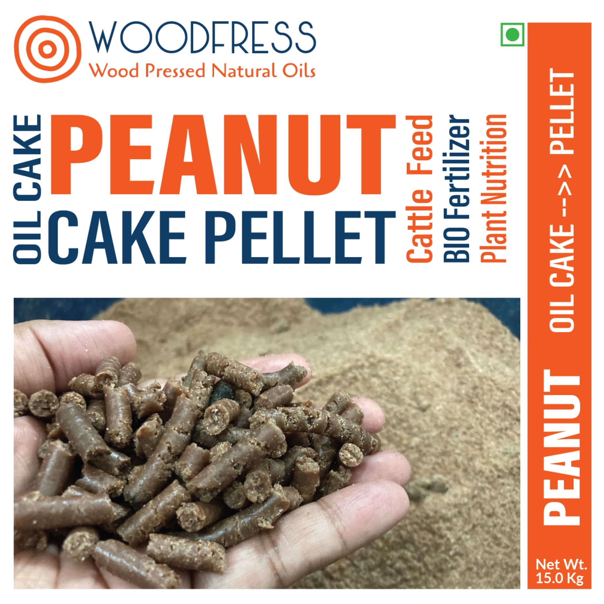 Groundnut Oilcake Pellet / 15Kg
