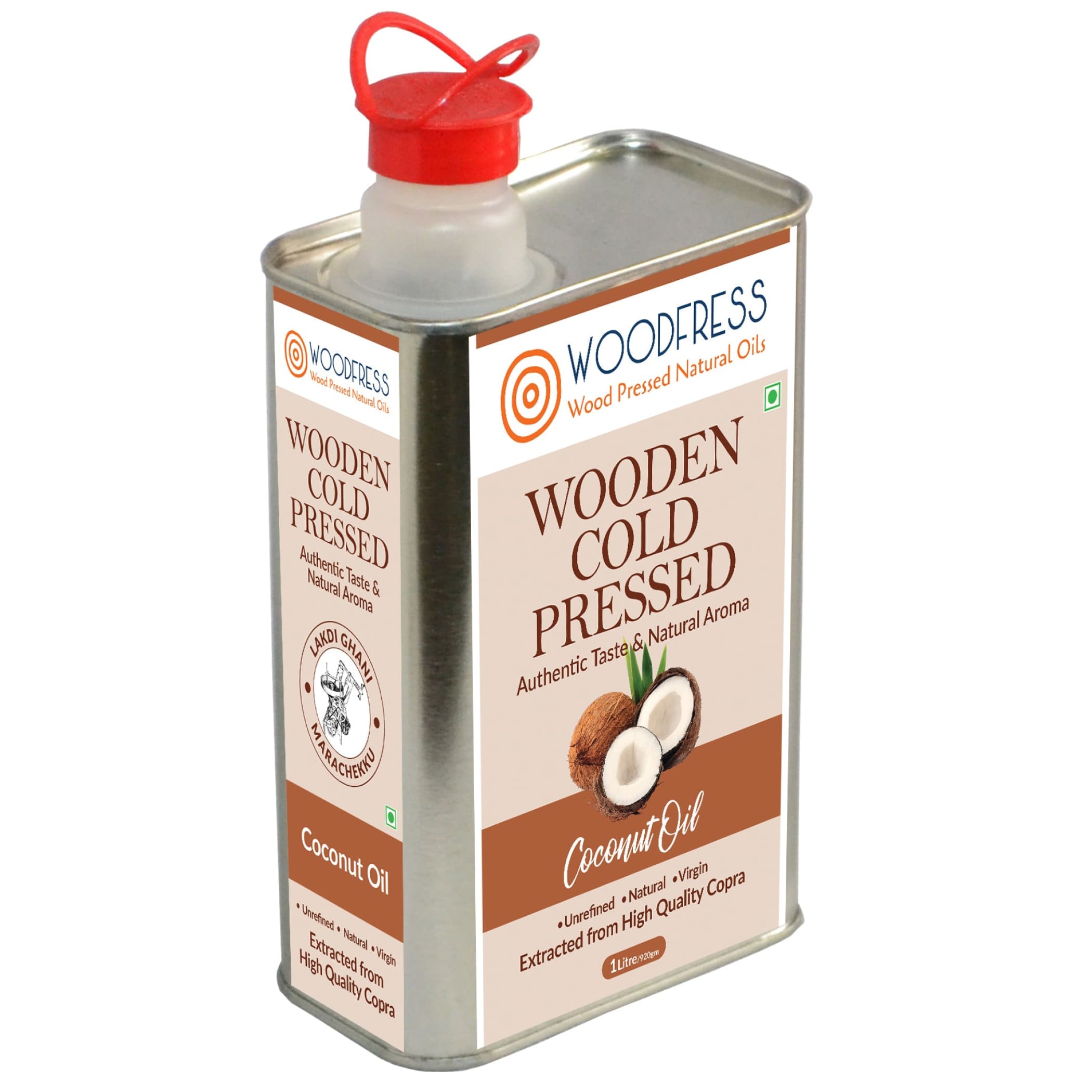 Wood Cold Pressed Coconut Oil 1L