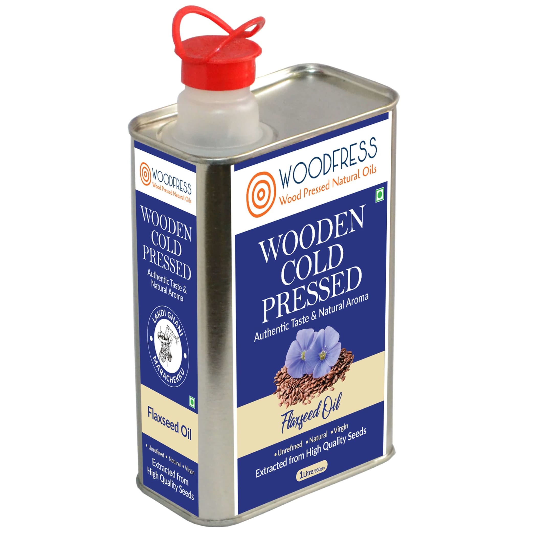 Wood Cold Pressed Flaxseed Alsi Oil 1L