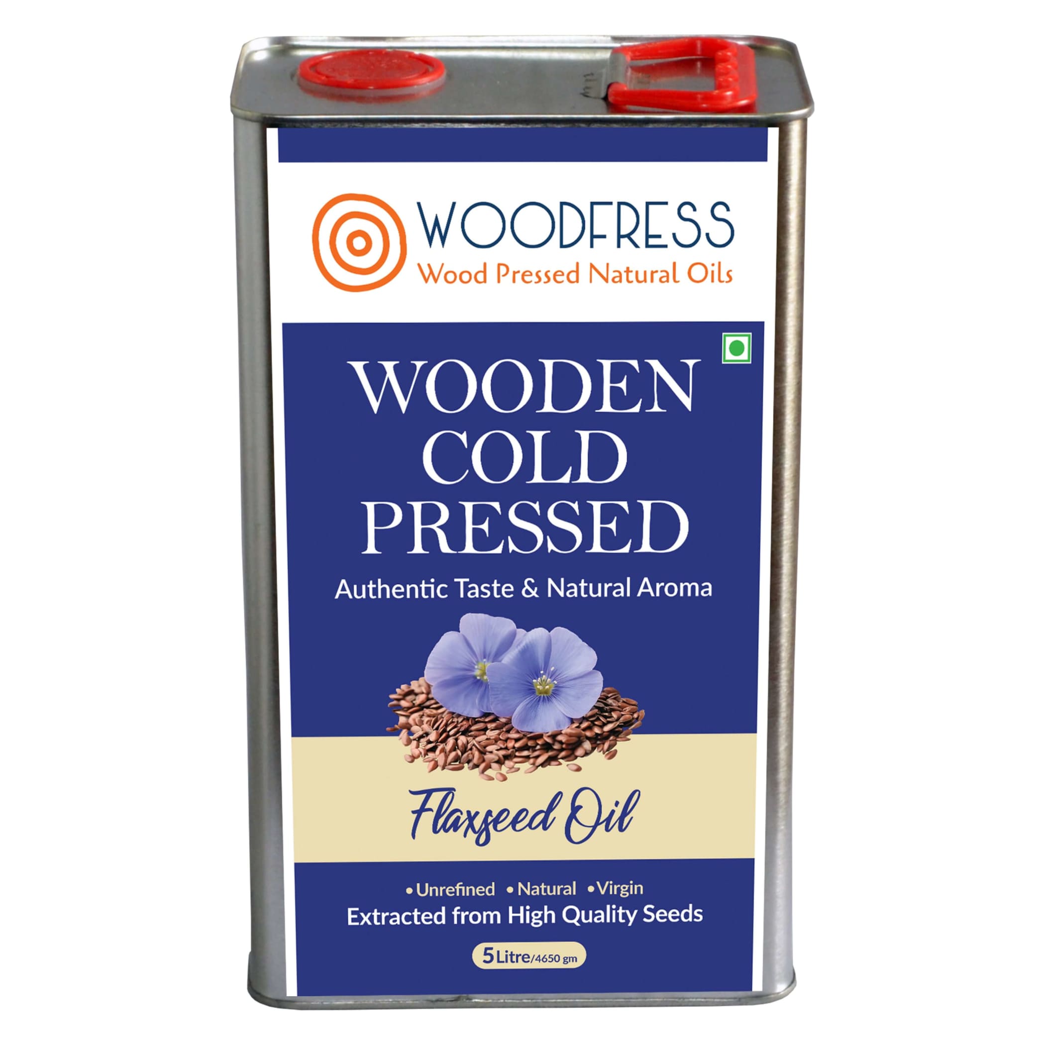 Wood Cold Pressed Flaxseed Alsi Oil 5L