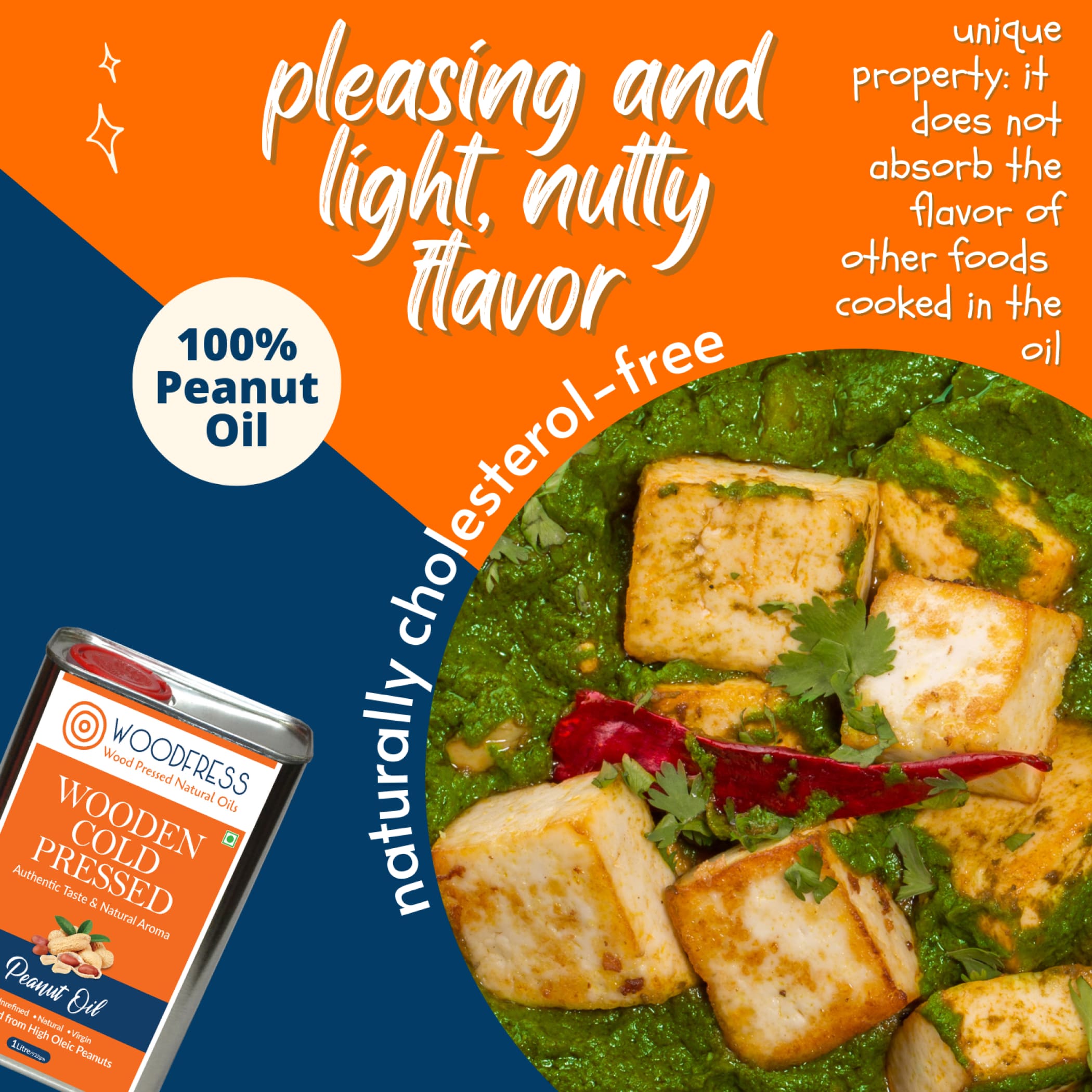 Wood Cold Pressed Groundnut & Sesame Oils Combination Pack