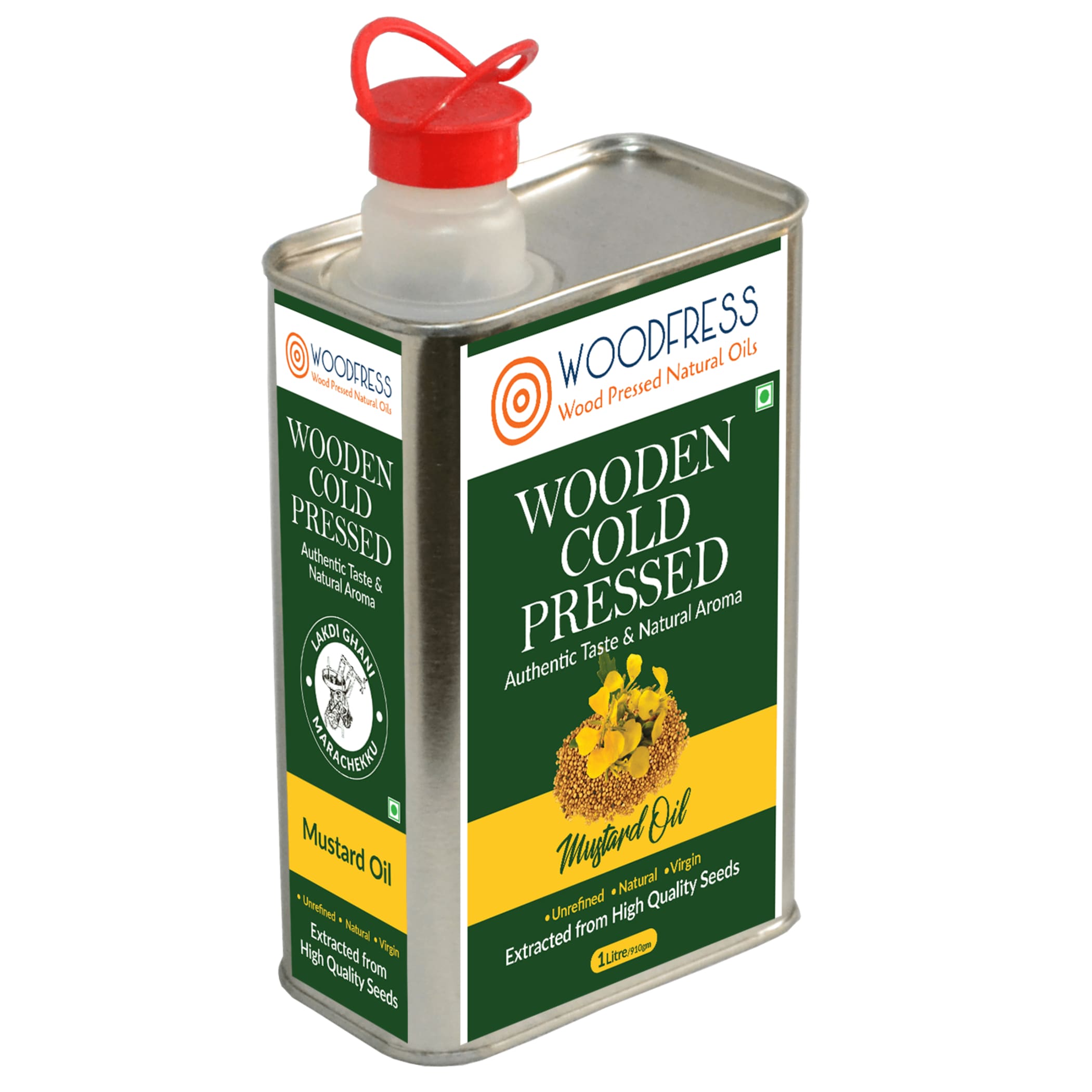 Wood Cold Pressed Mustard Oil 1L