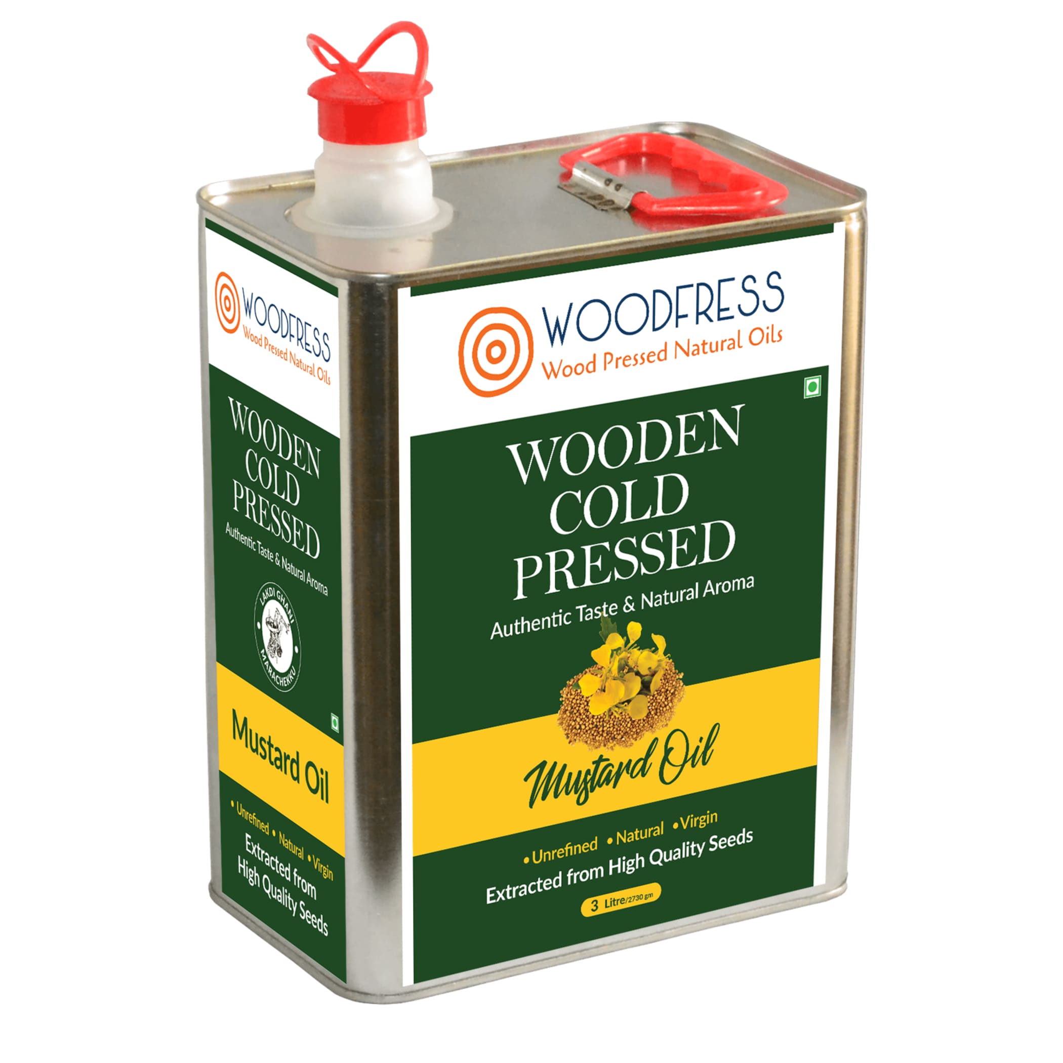 Wood Cold Pressed Mustard Oil 3L