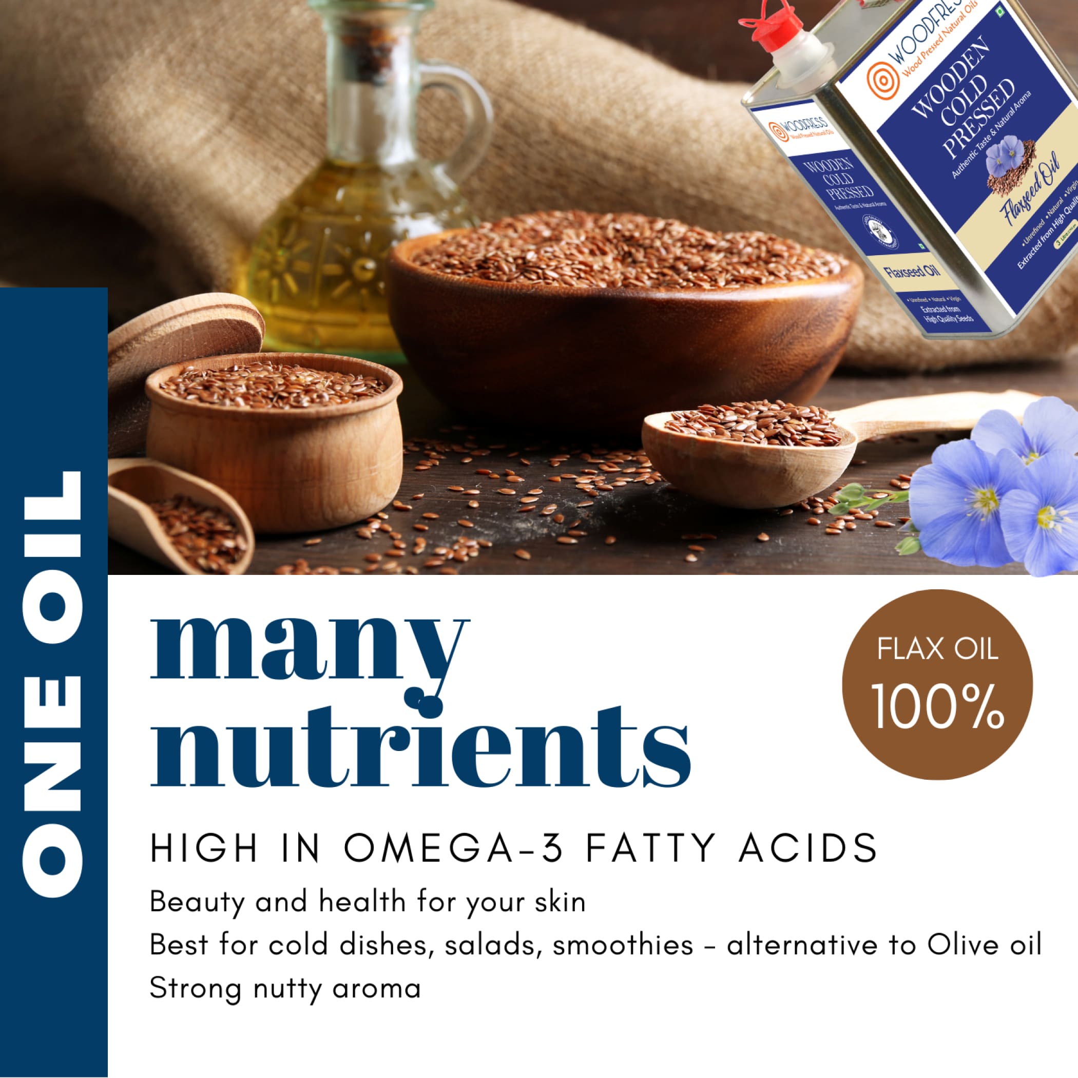 Wood Cold Pressed Oils 0.5L Gift / Trial Pack: FX - TO - SO - SF