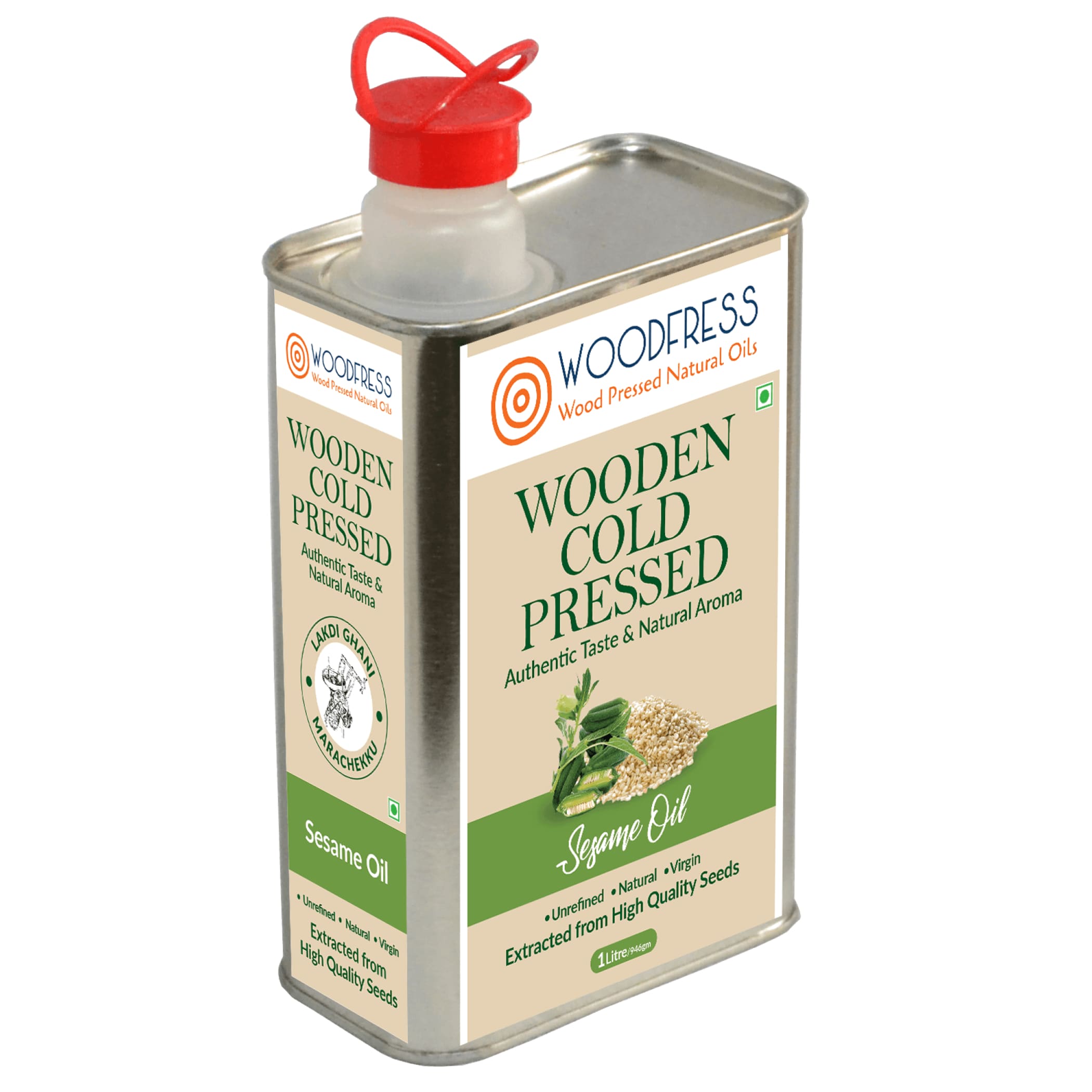 Wood Cold Pressed Sesame Oil 1L
