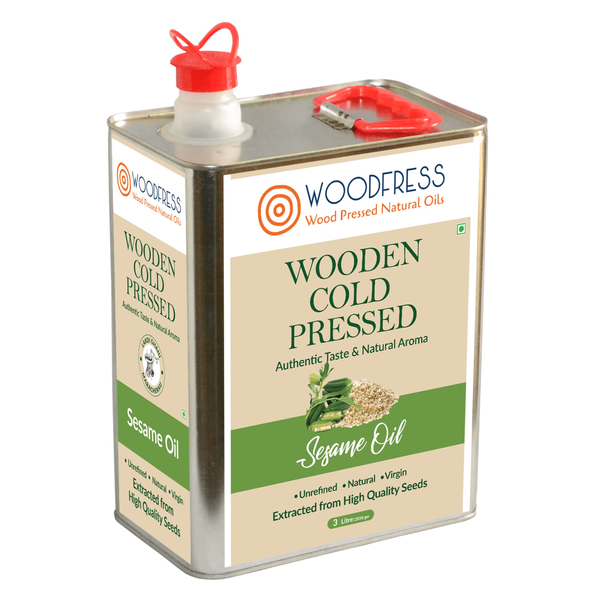 Wood Cold Pressed Sesame Oil 3L