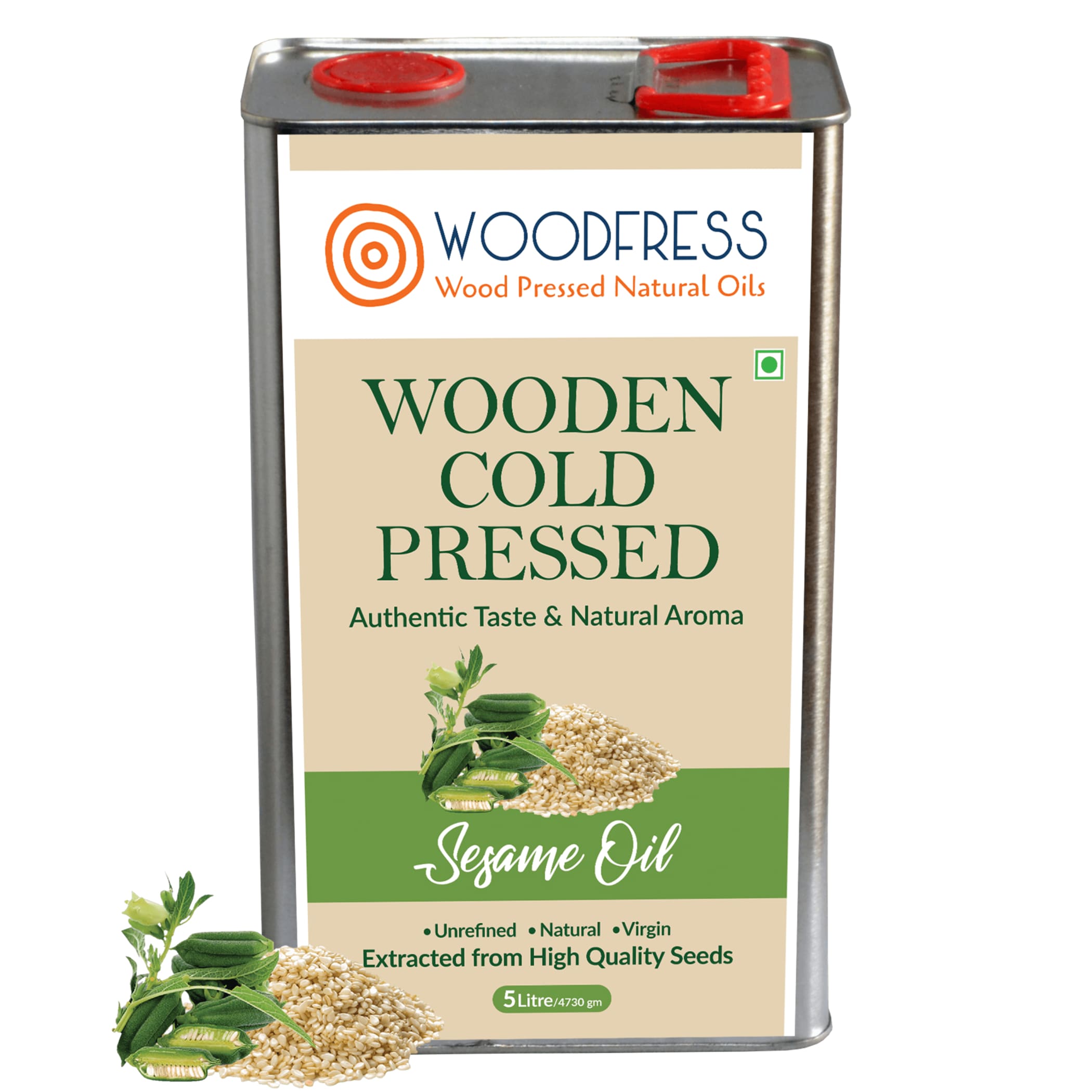 Wood Cold Pressed Sesame Oil 5L