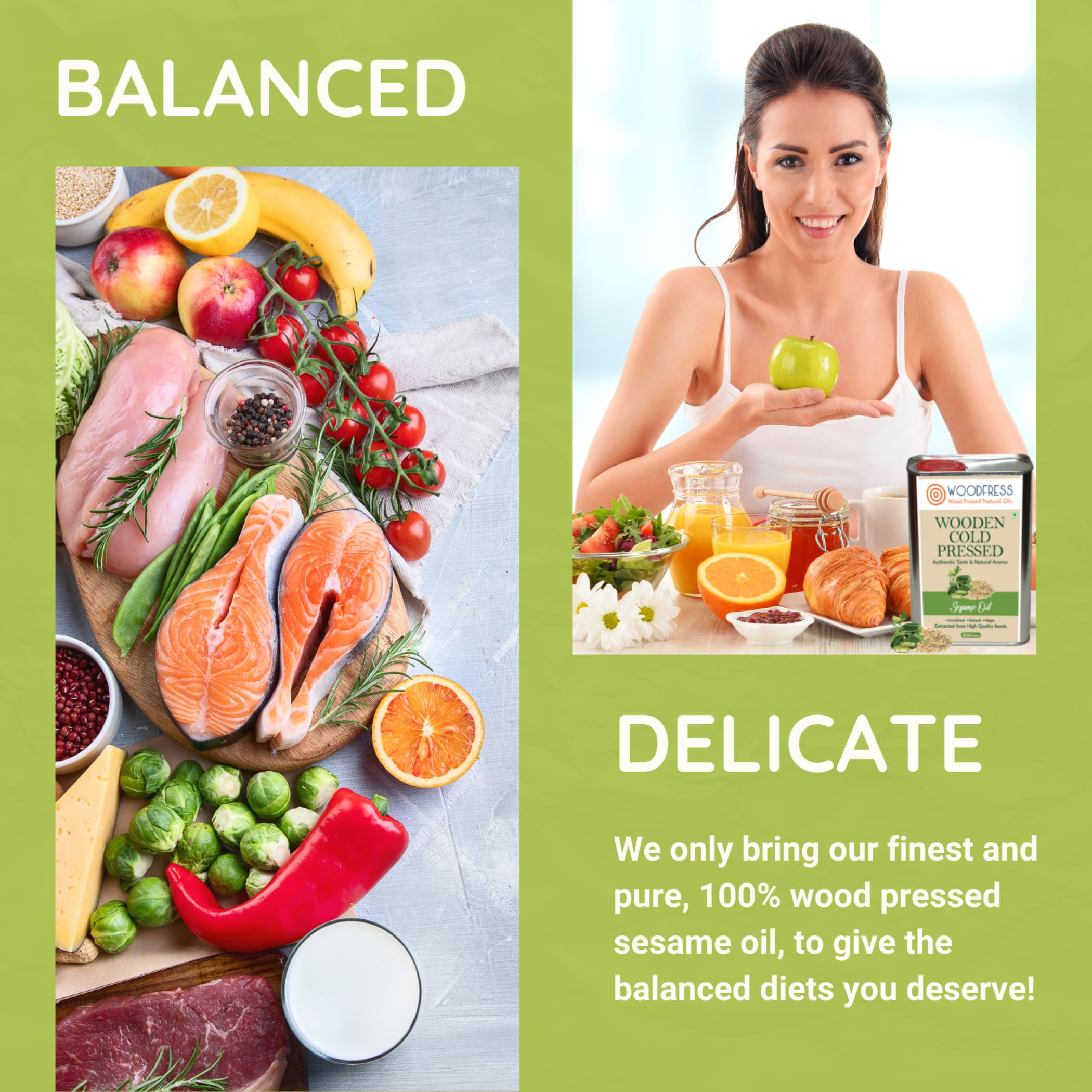 Wood Cold Pressed Sesame Oil